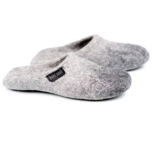 Men's Backless Slippers - Alpaca slippers