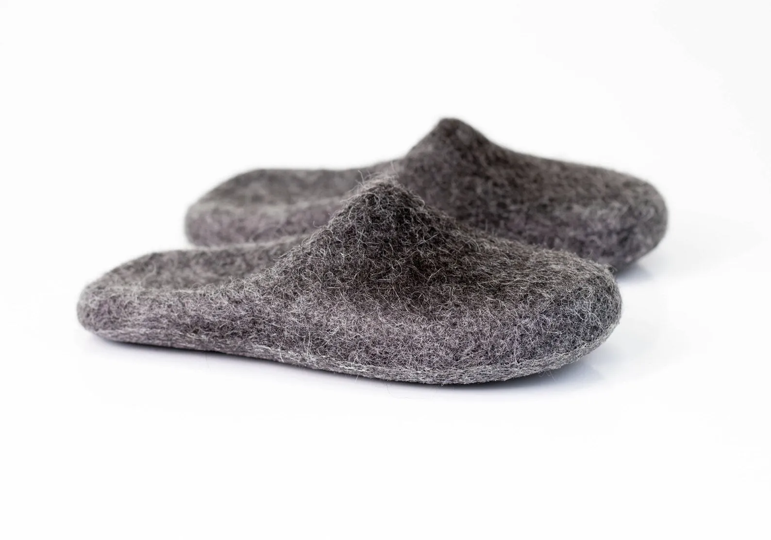 Men's Backless Slippers - Alpaca slippers