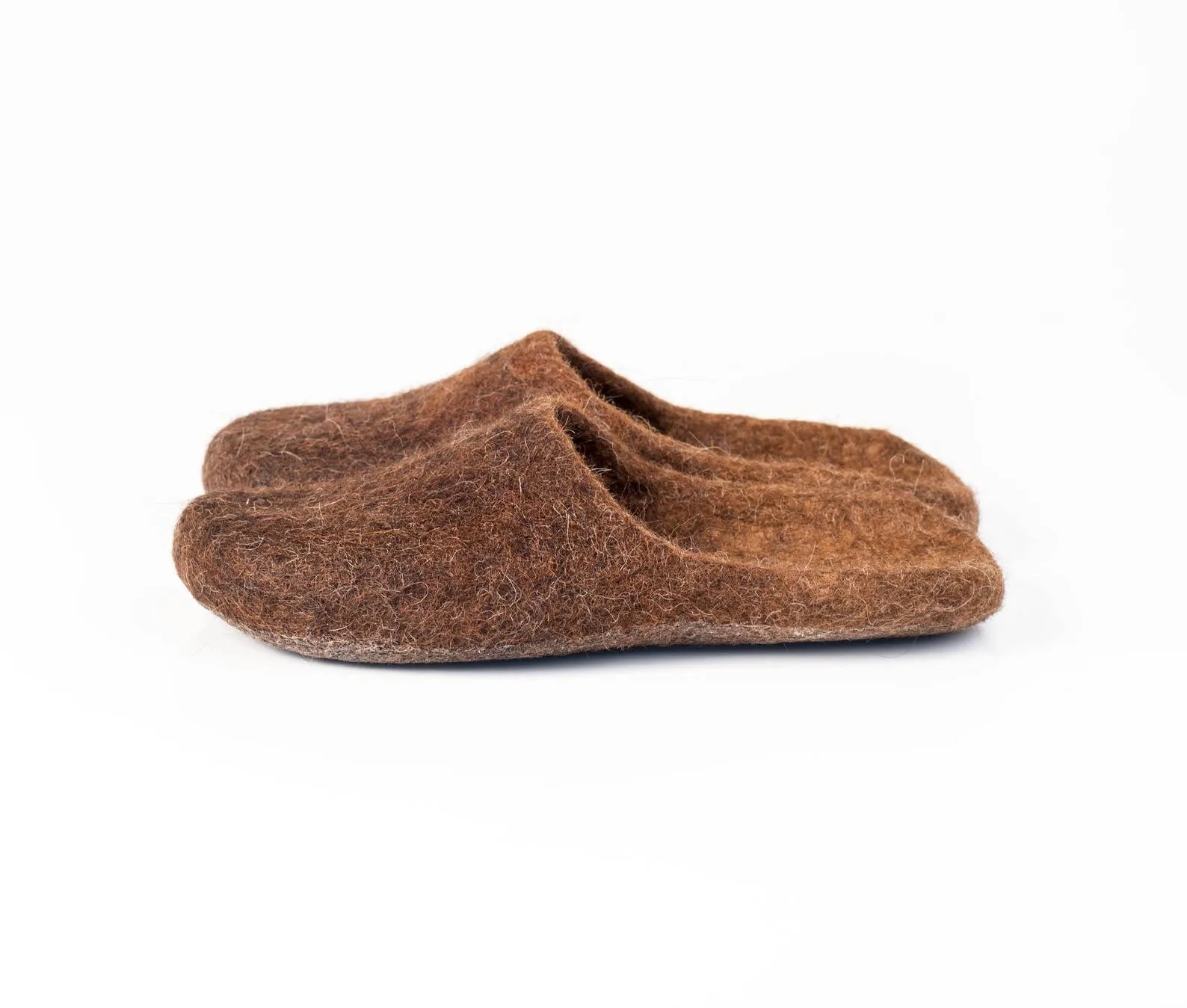 Men's Backless Slippers - Alpaca slippers