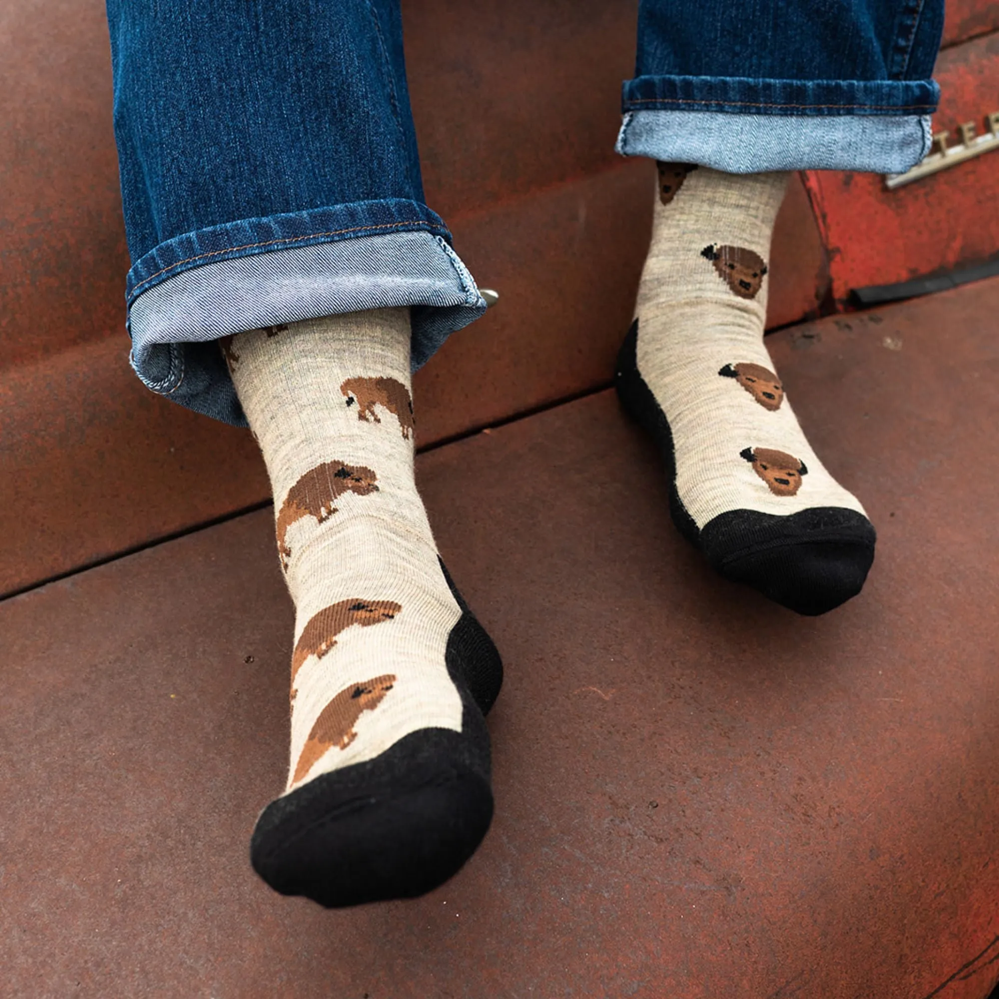 Men's Bison Merino Wool Socks