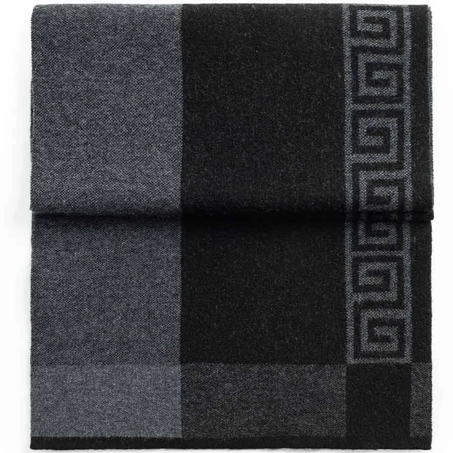 Mens Ilmio Wool Knit Scarf #06