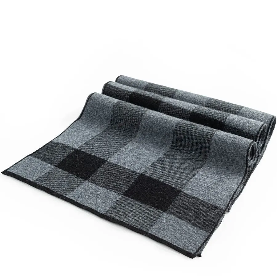 Mens Ilmio Wool Knit Scarf #09