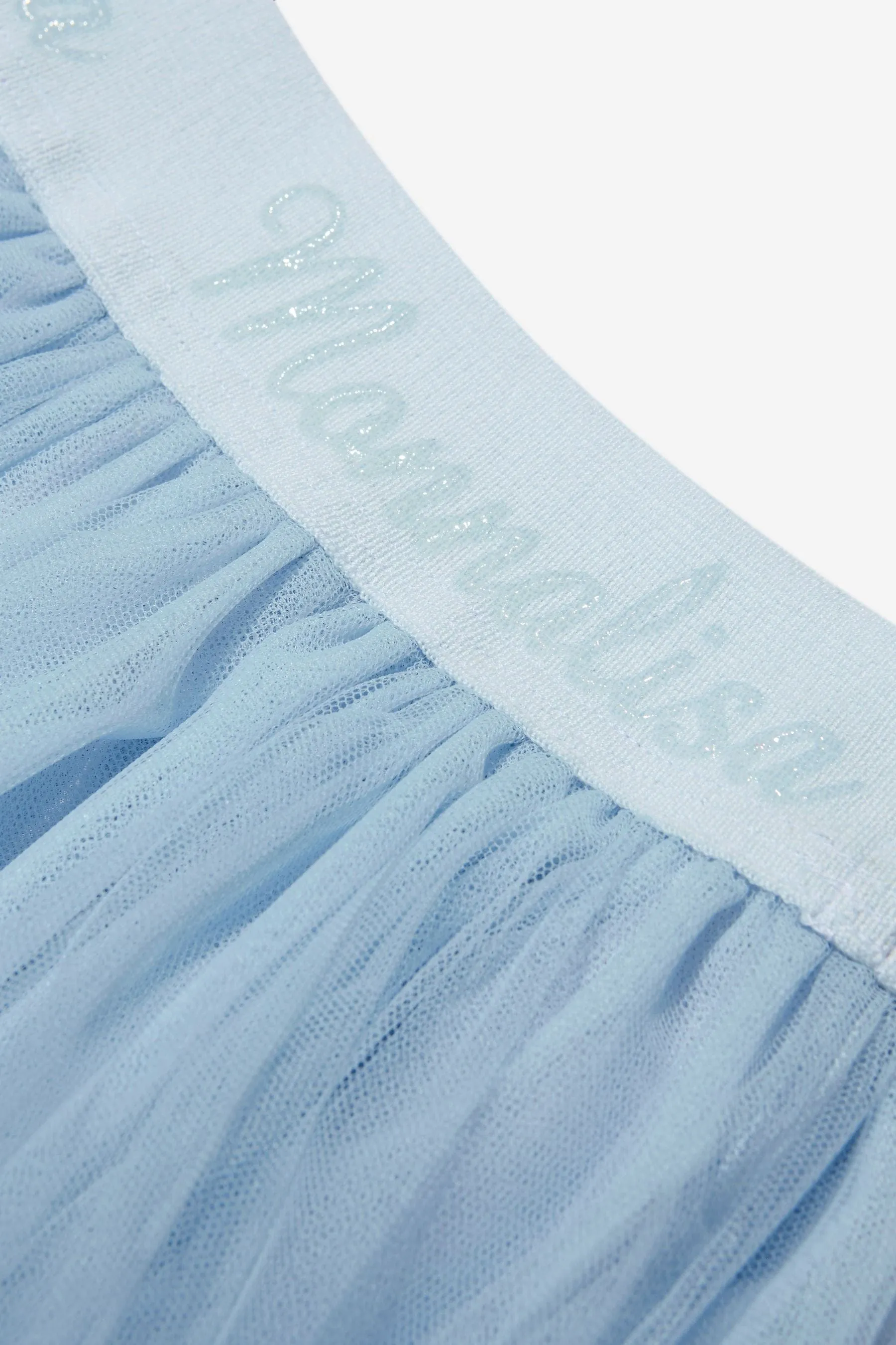 Monnalisa Girls Tulle Skirt In Blue