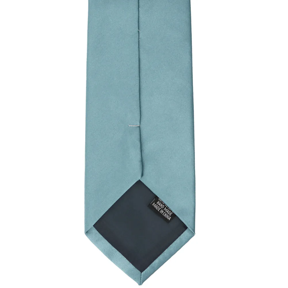 Mystic Blue Premium Solid Color Necktie