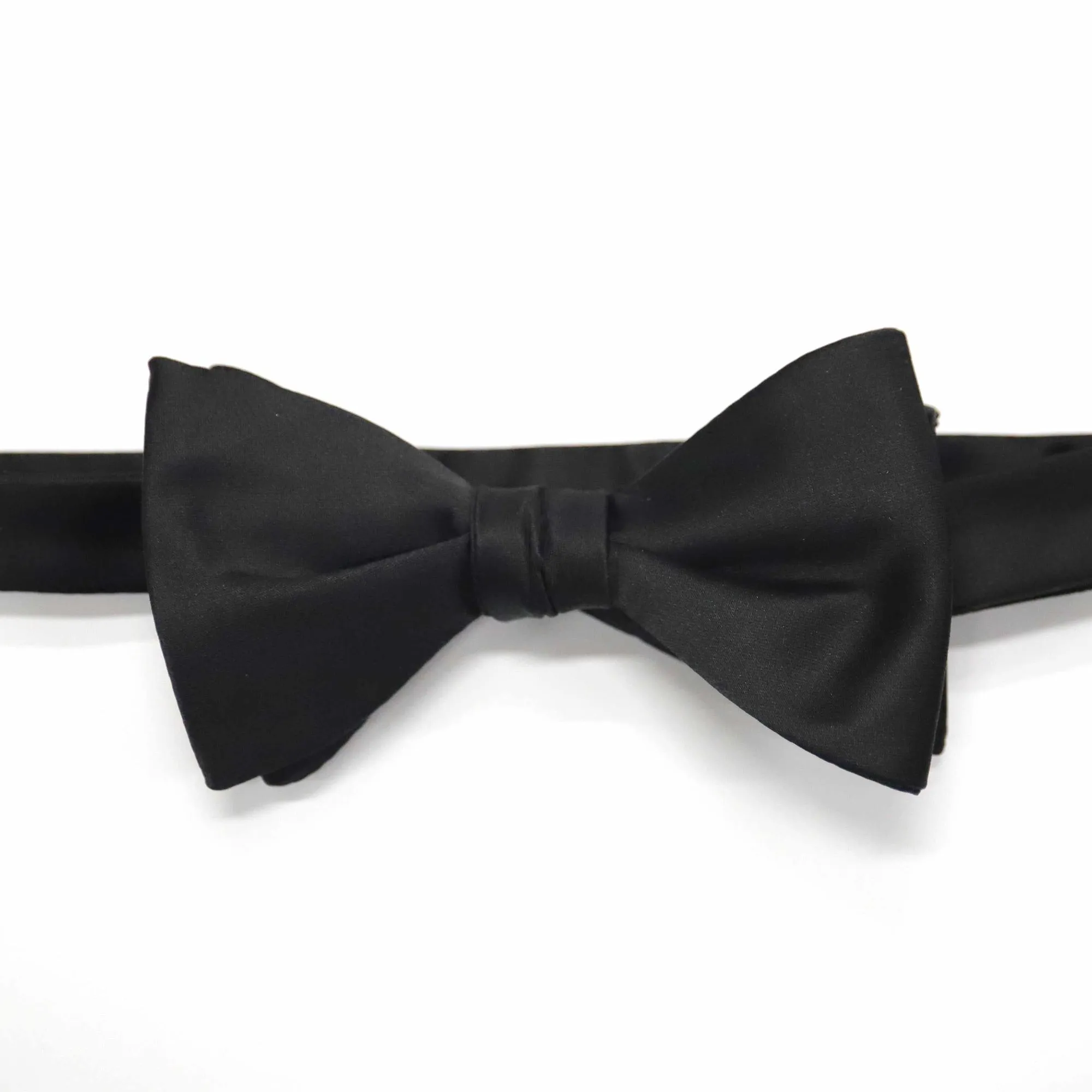 Orobianco L'unique Black Bow Tie- Self & Ready