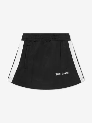 Palm Angels Girls Track Skirt in Black