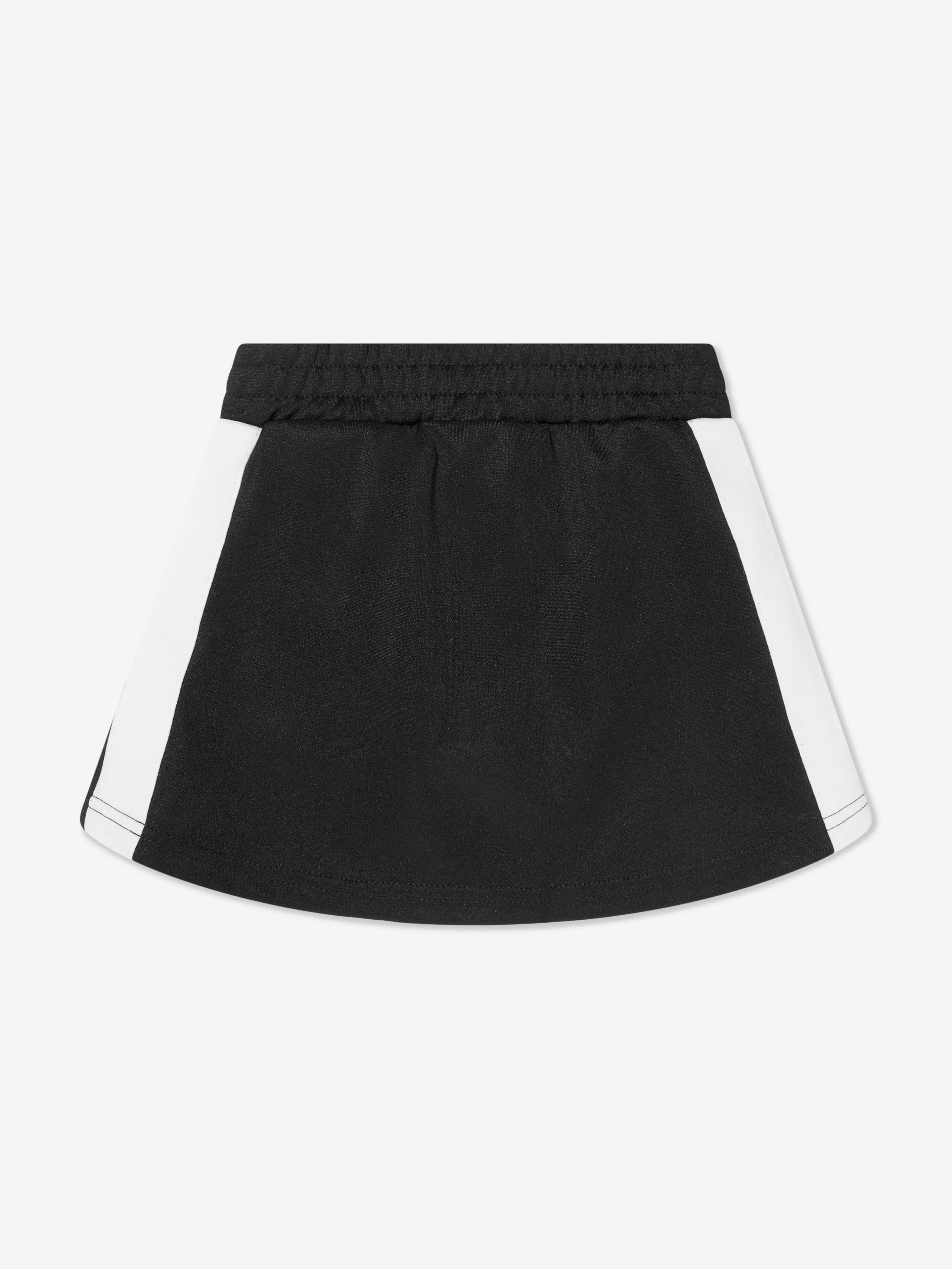 Palm Angels Girls Track Skirt in Black