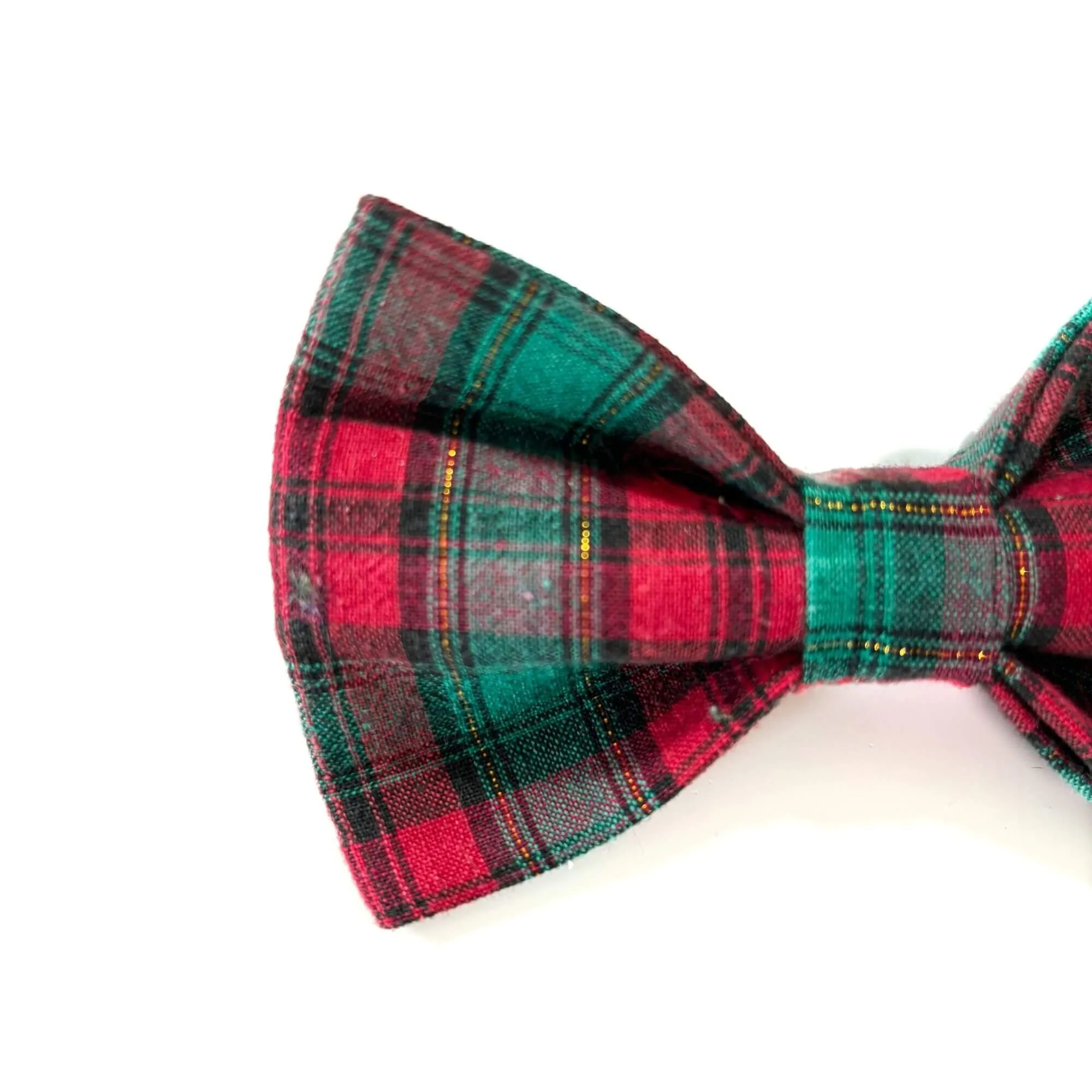 Pine & Berry Plaid Bow Tie