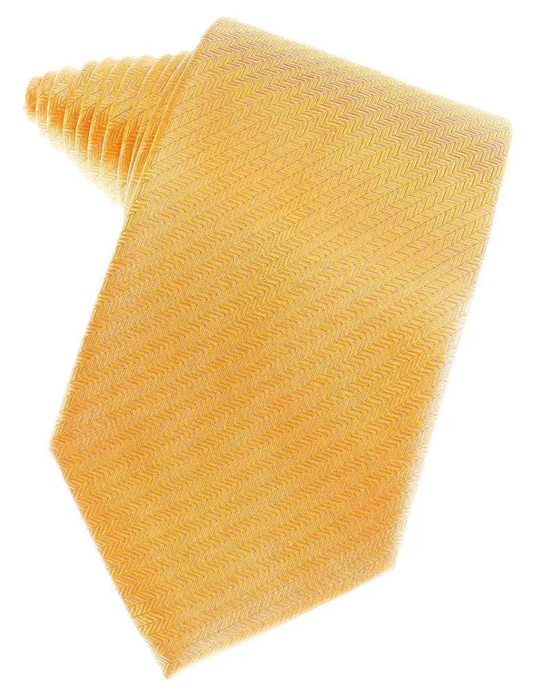 Platinum Herringbone Necktie