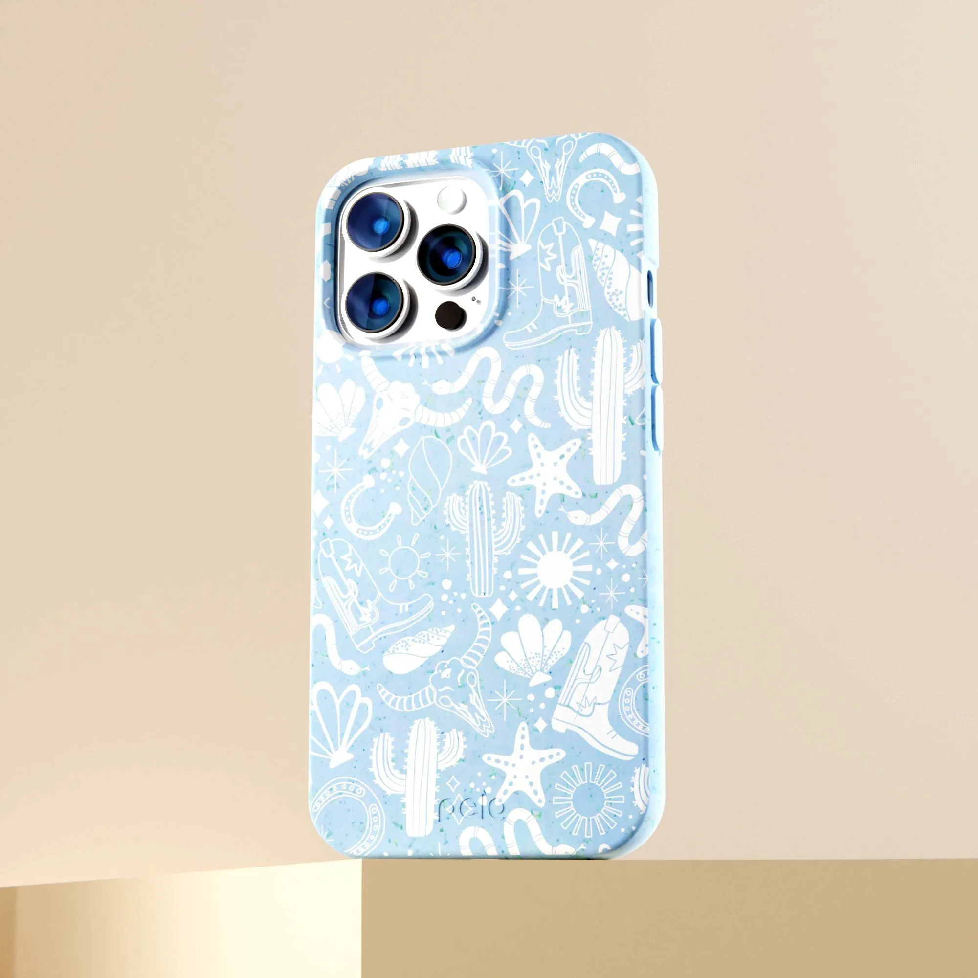 Powder Blue Coastal Rodeo Google Pixel 6 Case