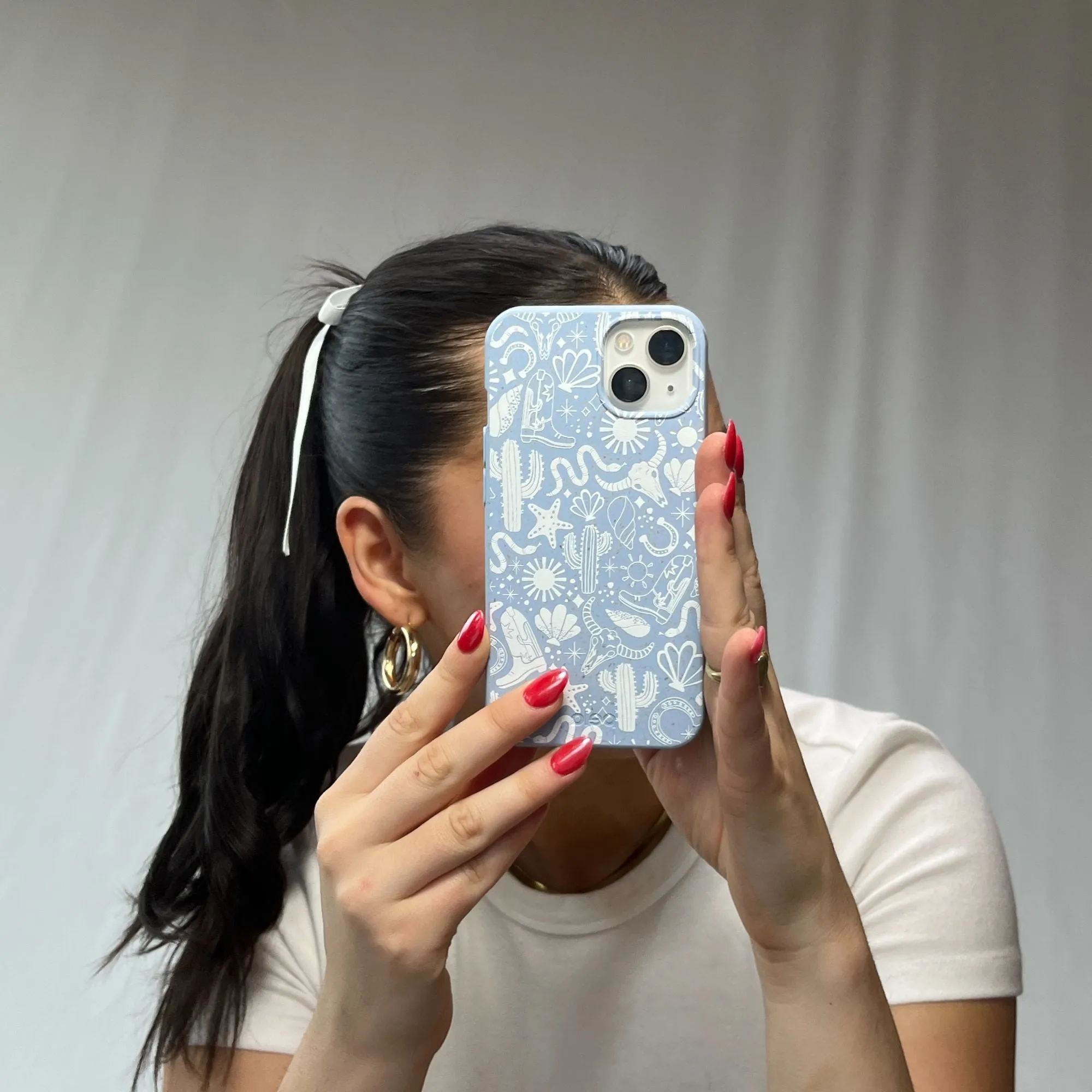 Powder Blue Coastal Rodeo Google Pixel 6 Case