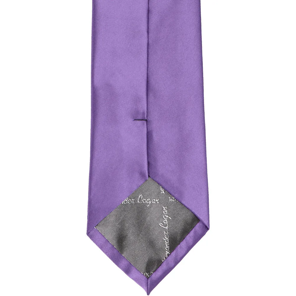 Purple Solid Color Necktie