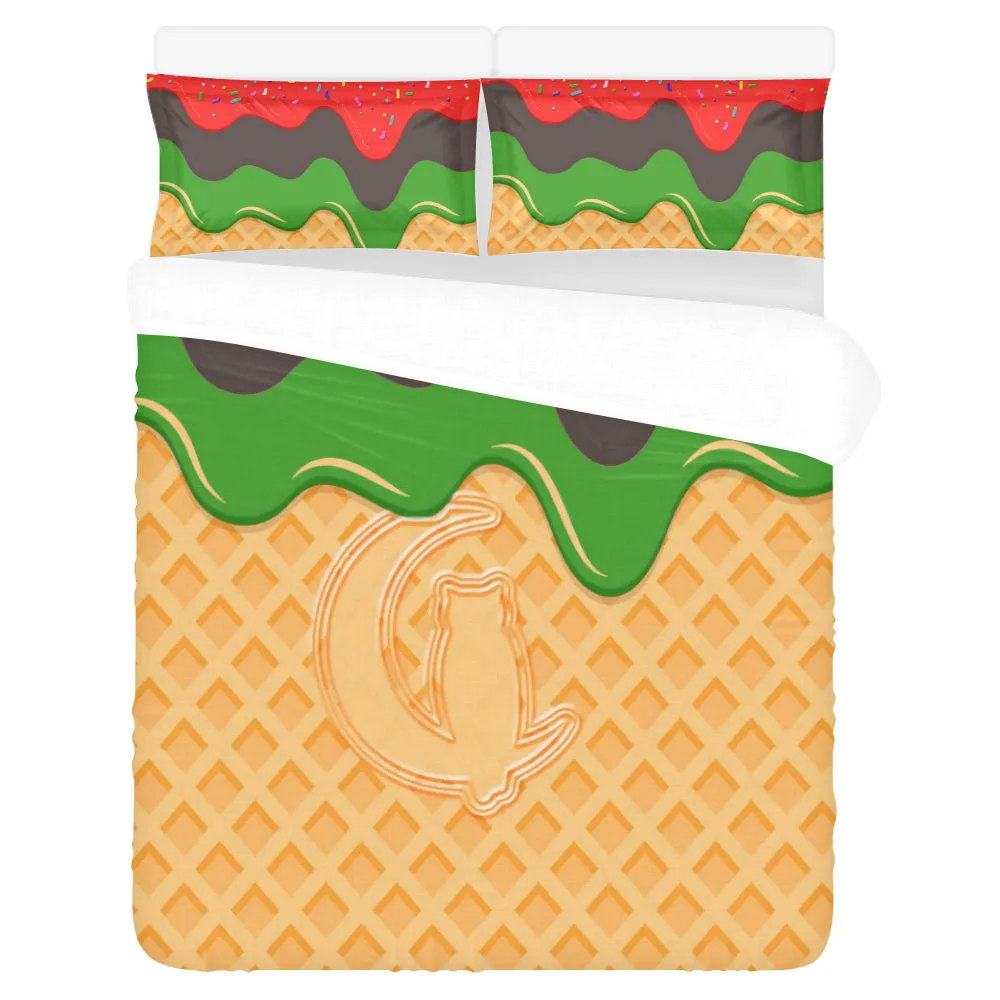 RBG ICE CREAM 3-Piece Bedding Set