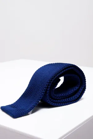 Royal Blue Knitted Tie