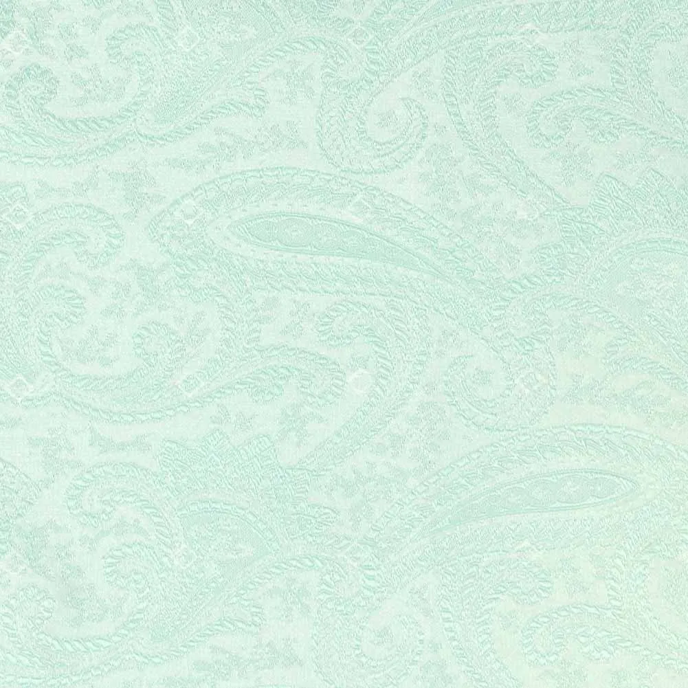 Seafoam Clara Paisley Extra Long Necktie