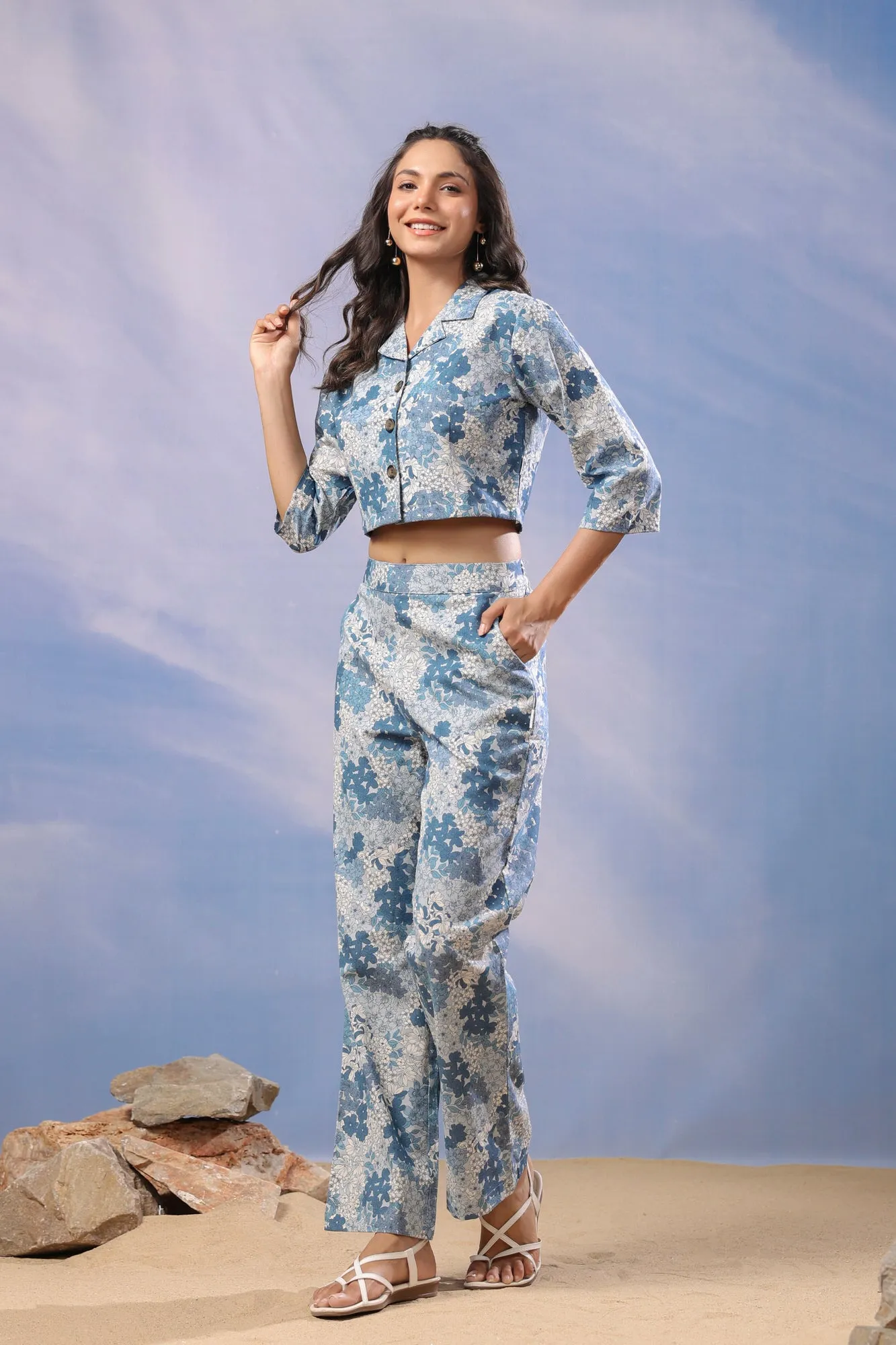 Skyline Calm Cotton Co Ord Set