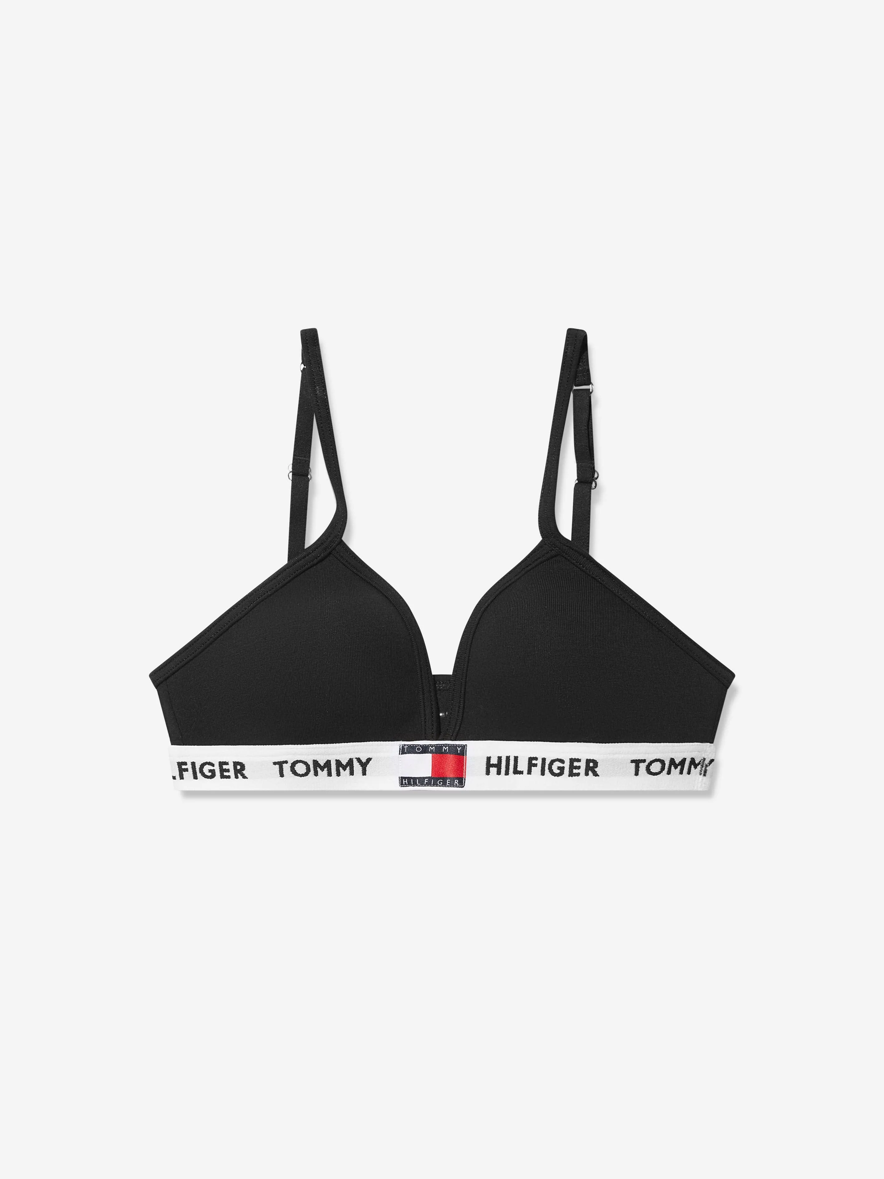 Tommy Hilfiger Girls Orangic Cotton Padded Triangle Bra