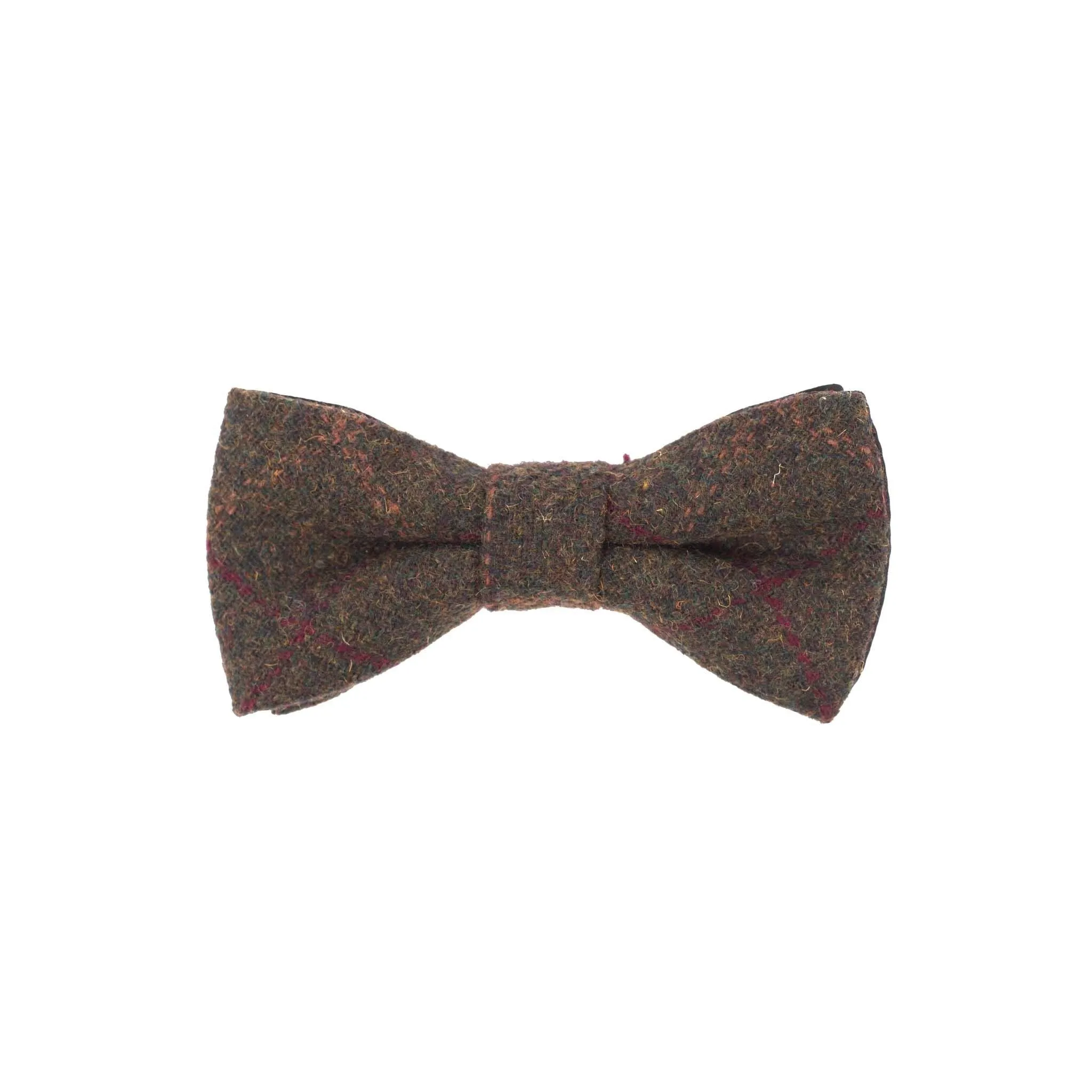 Tweed Box Check Bow Tie