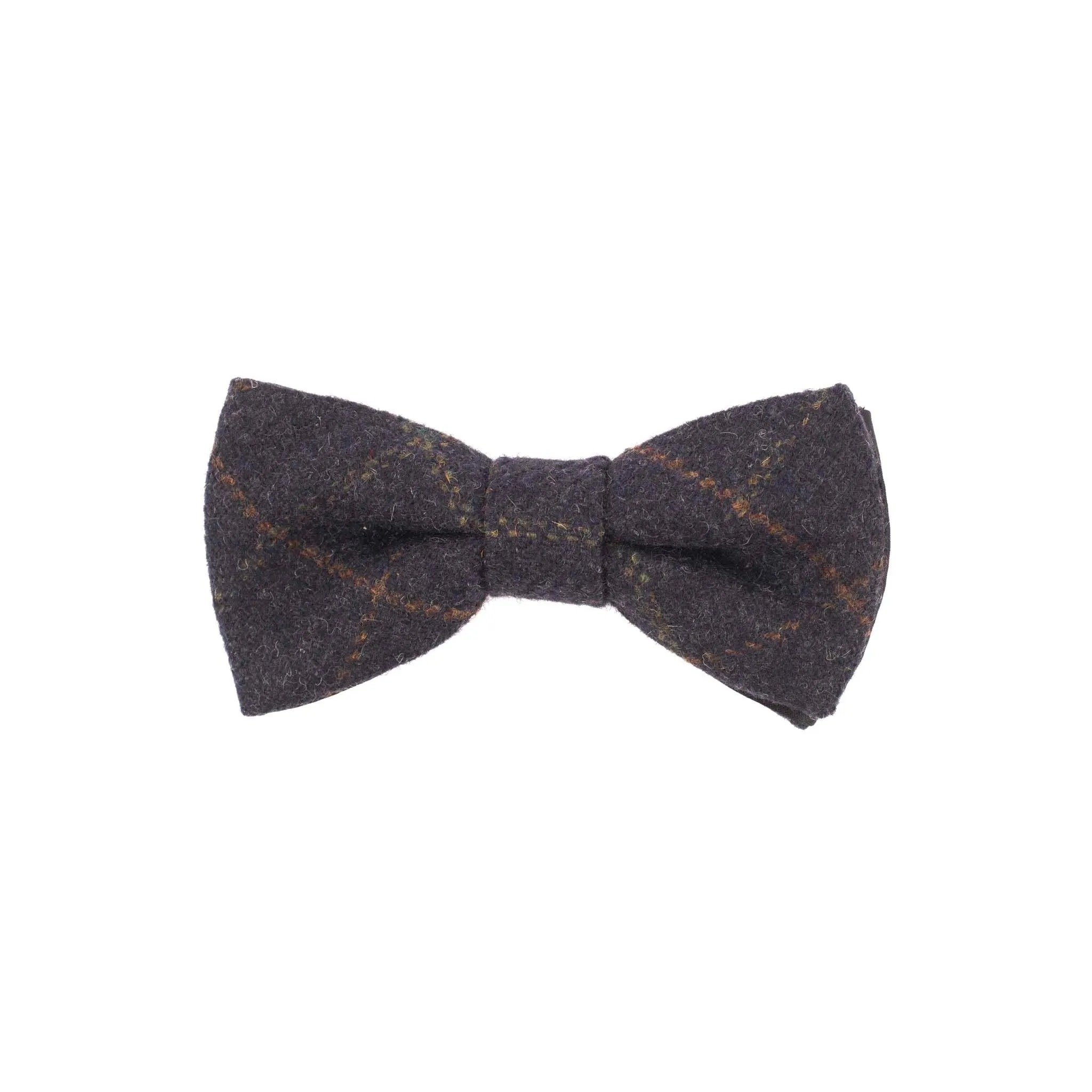 Tweed Box Check Bow Tie