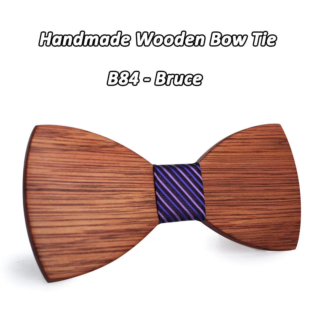 Wooden Bow Tie | Bowtie for Weddings or White Tie Occasions | Handcrafted Bow Tie Made of Wood | Great Gift | Handmade Groomsmen Groom Men