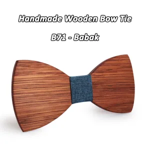 Wooden Bow Tie | Bowtie for Weddings or White Tie Occasions | Handcrafted Bow Tie Made of Wood | Great Gift | Handmade Groomsmen Groom Men