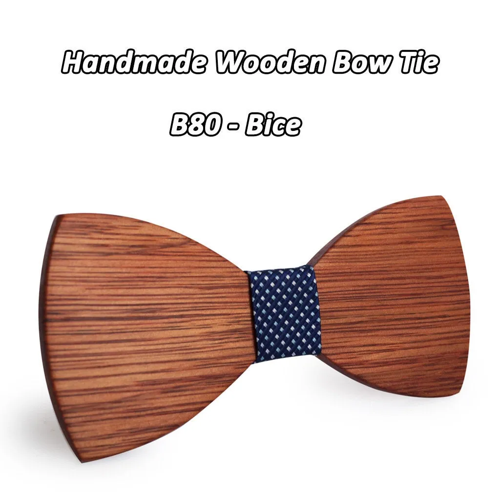 Wooden Bow Tie | Bowtie for Weddings or White Tie Occasions | Handcrafted Bow Tie Made of Wood | Great Gift | Handmade Groomsmen Groom Men