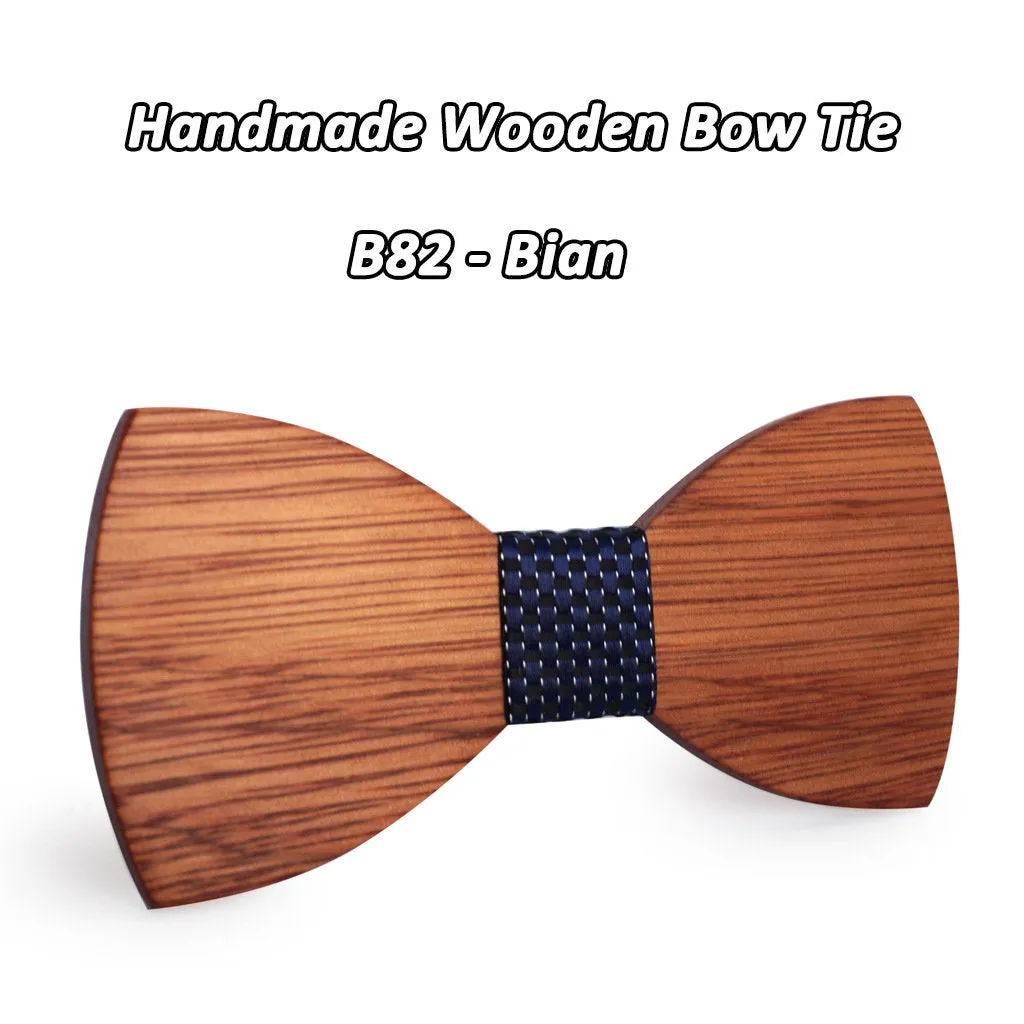 Wooden Bow Tie | Bowtie for Weddings or White Tie Occasions | Handcrafted Bow Tie Made of Wood | Great Gift | Handmade Groomsmen Groom Men