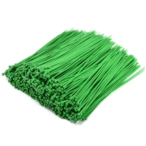 Zip Ties Pack Of 1000-12'' Green Heavy Duty Cable Ties - 40lb Strength Self